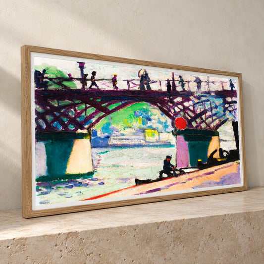 Pont Des Arts (1908–1911) Henry Lyman Sayen — Abstract abstract print by SaamCrafts