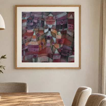Rose Garden (1920) By Paul Klee — Abstract shown in a styled interior