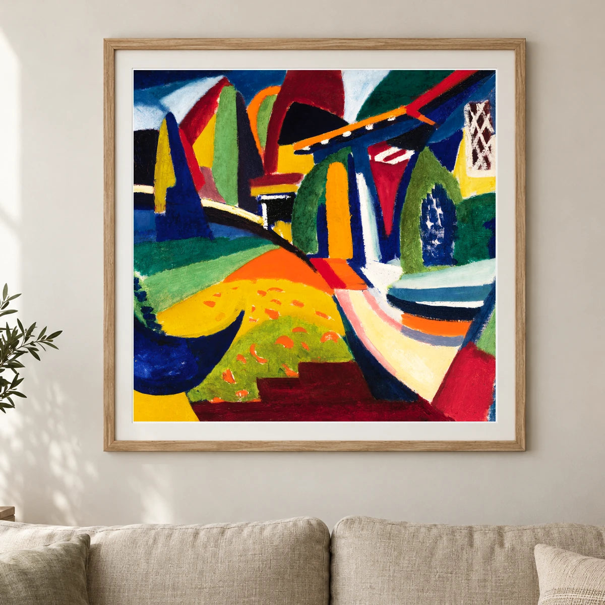 Scheherazade (1915) Henry Lyman Sayen — Abstract shown in a styled interior