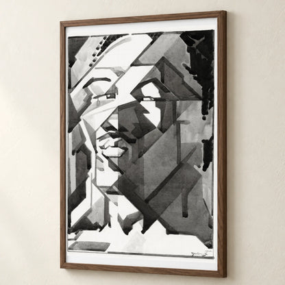 Self Portrait (1920) Reijer Stolk — Abstract abstract print by SaamCrafts