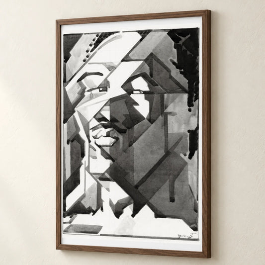 Self Portrait (1920) Reijer Stolk — Abstract abstract print by SaamCrafts