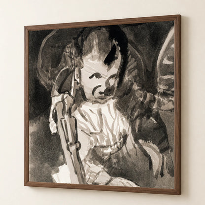 Sketch Of Felix Klee (1908) By Paul Klee — Abstract abstract print by SaamCrafts