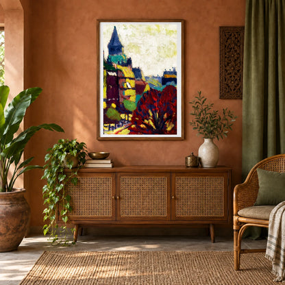 St. Germain Des Pres (1909–1912) Henry Lyman Sayen — Abstract shown in a styled interior