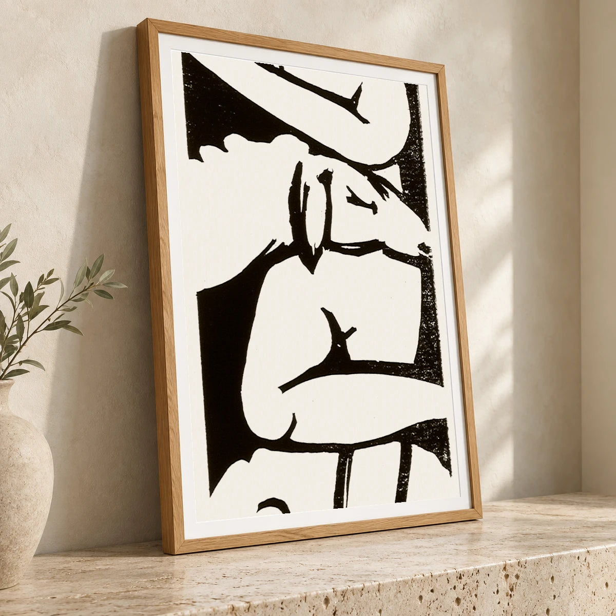 The Shepherdess (1912) Franz Marc — Abstract abstract print by SaamCrafts