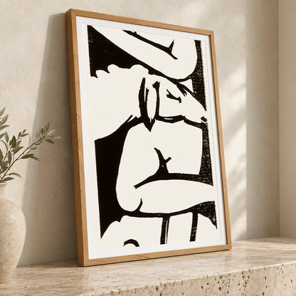 The Shepherdess (1912) Franz Marc — Abstract abstract print by SaamCrafts