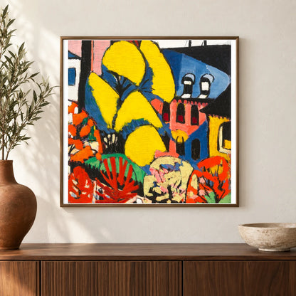 Trees (ca.1912–1914) Henry Lyman Sayen — Abstract shown in a styled interior