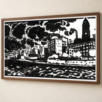Untitled Henry Lyman Sayen — Abstract abstract print by SaamCrafts