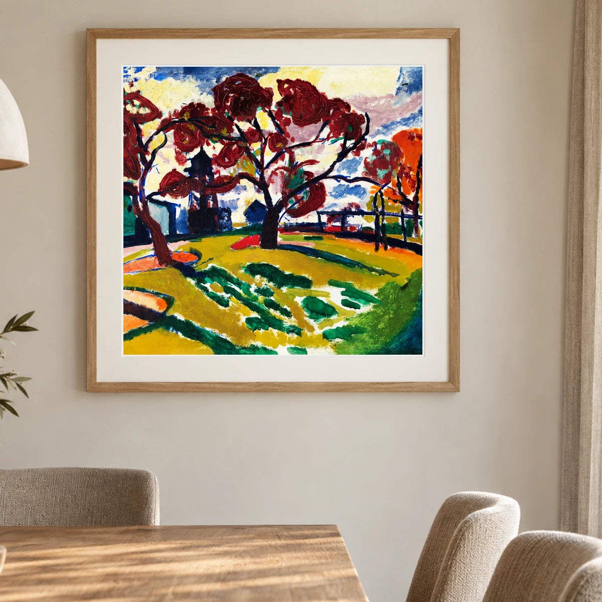 Winds (1915–1916) Henry Lyman Sayen — Abstract shown in a styled interior
