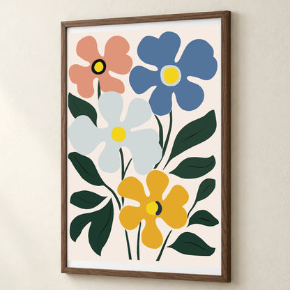 Flower Print — Flower & Botanical Prints flower & botanical prints print by SaamCrafts