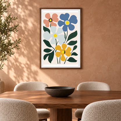 Flower Print — Flower & Botanical Prints shown in a styled interior
