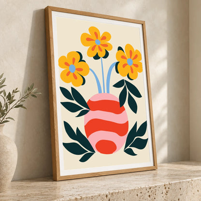 Flower Print X — Flower & Botanical Prints flower & botanical prints print by SaamCrafts