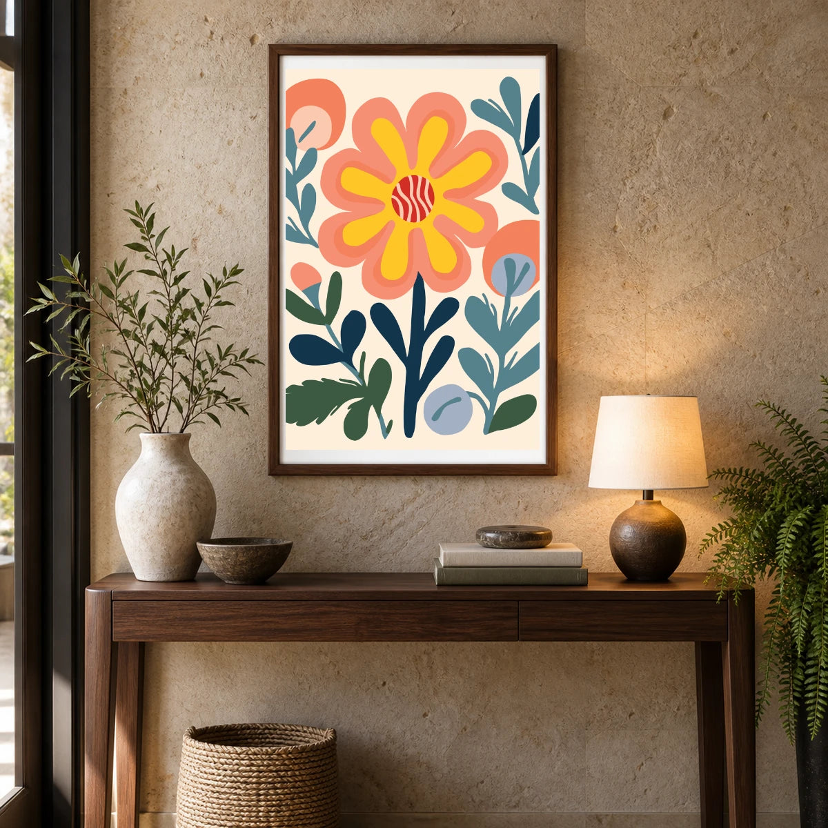 Flower Print XXIV — Flower & Botanical Prints shown in a styled interior