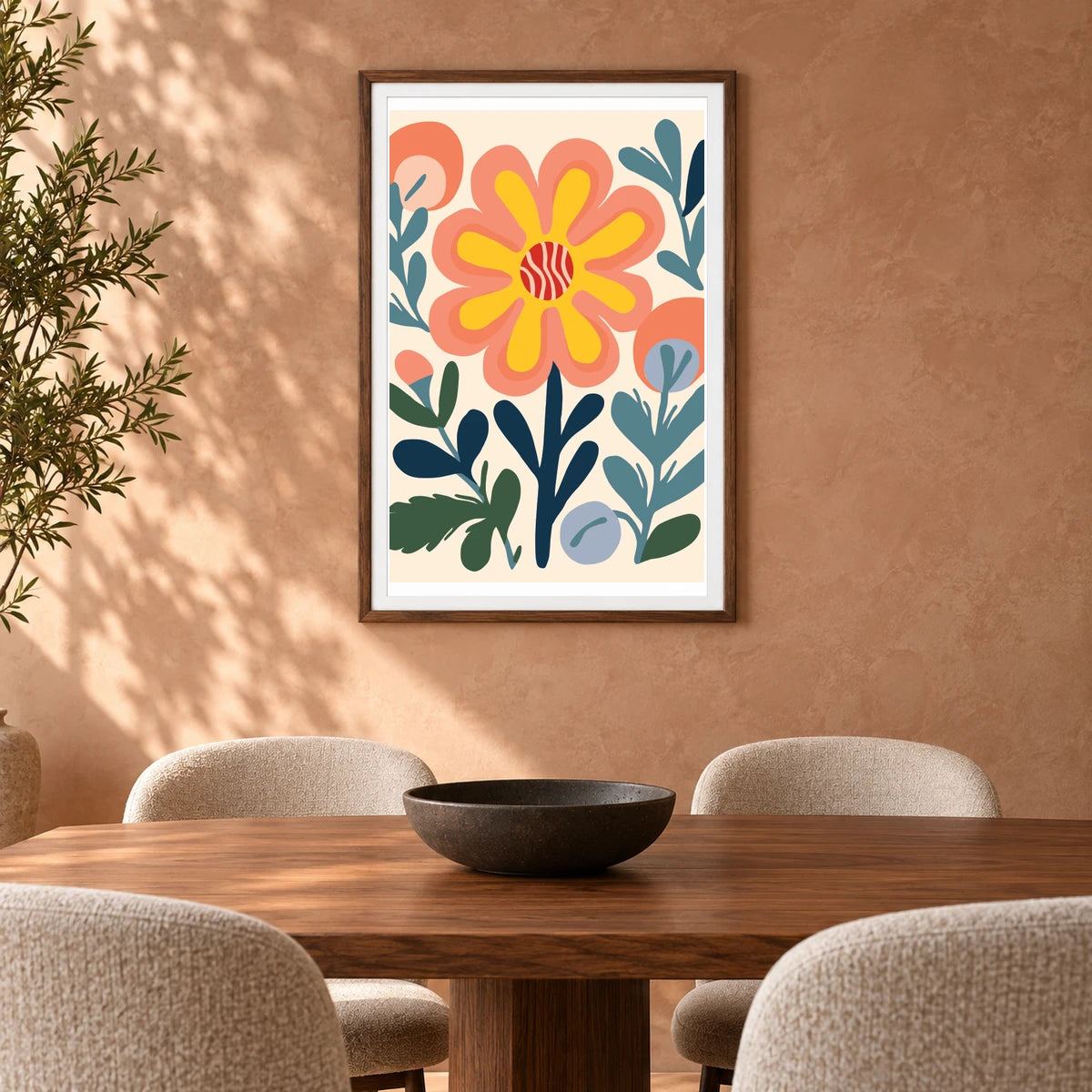 Flower Print XXIV — Flower & Botanical Prints shown in a styled interior