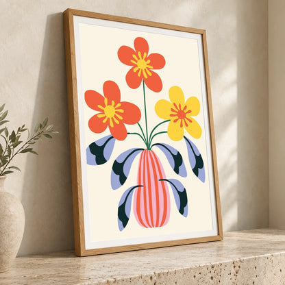Flower Print XXVI — Flower & Botanical Prints flower & botanical prints print by SaamCrafts