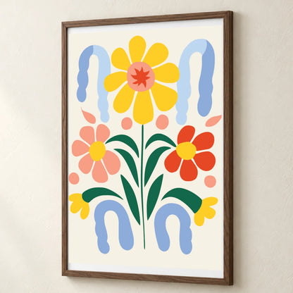 Flower Print XXIX — Flower & Botanical Prints flower & botanical prints print by SaamCrafts