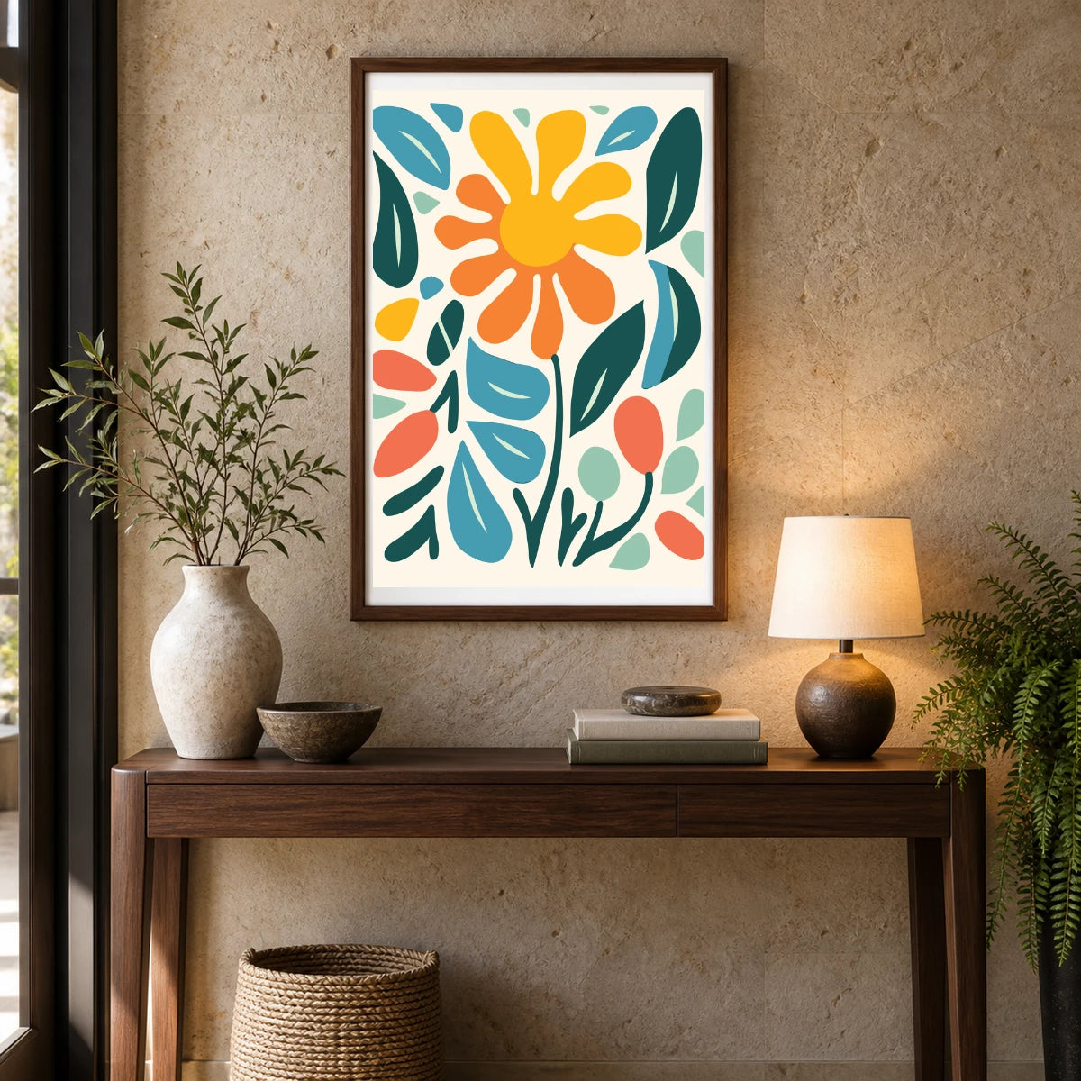 Flower Print XXX — Flower & Botanical Prints shown in a styled interior