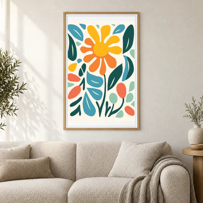 Flower Print XXX — Flower & Botanical Prints shown in a styled interior