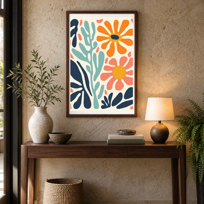 Flower Print XLVI — Flower & Botanical Prints shown in a styled interior
