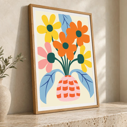Flower Print LIV — Flower & Botanical Prints flower & botanical prints print by SaamCrafts