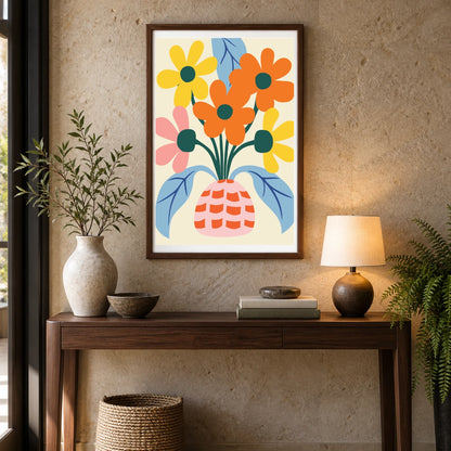 Flower Print LIV — Flower & Botanical Prints shown in a styled interior