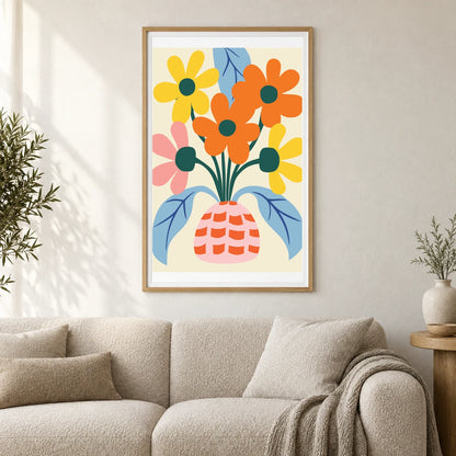 Flower Print LIV — Flower & Botanical Prints shown in a styled interior