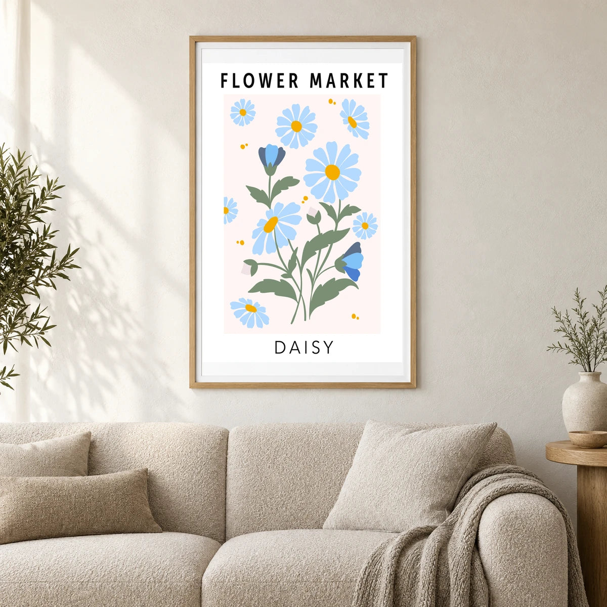 Flower Print LV — Flower & Botanical Prints shown in a styled interior