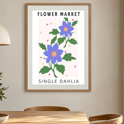 Flower Print LVII — Flower & Botanical Prints shown in a styled interior