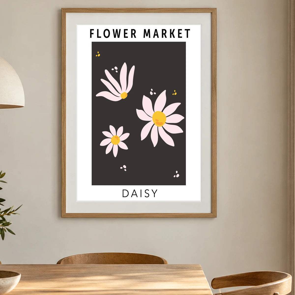 Flower Print LXIII — Flower & Botanical Prints shown in a styled interior