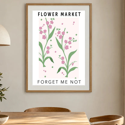 Flower Print LXIV — Flower & Botanical Prints shown in a styled interior