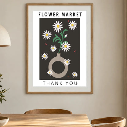 Flower Print LXXI — Flower & Botanical Prints shown in a styled interior