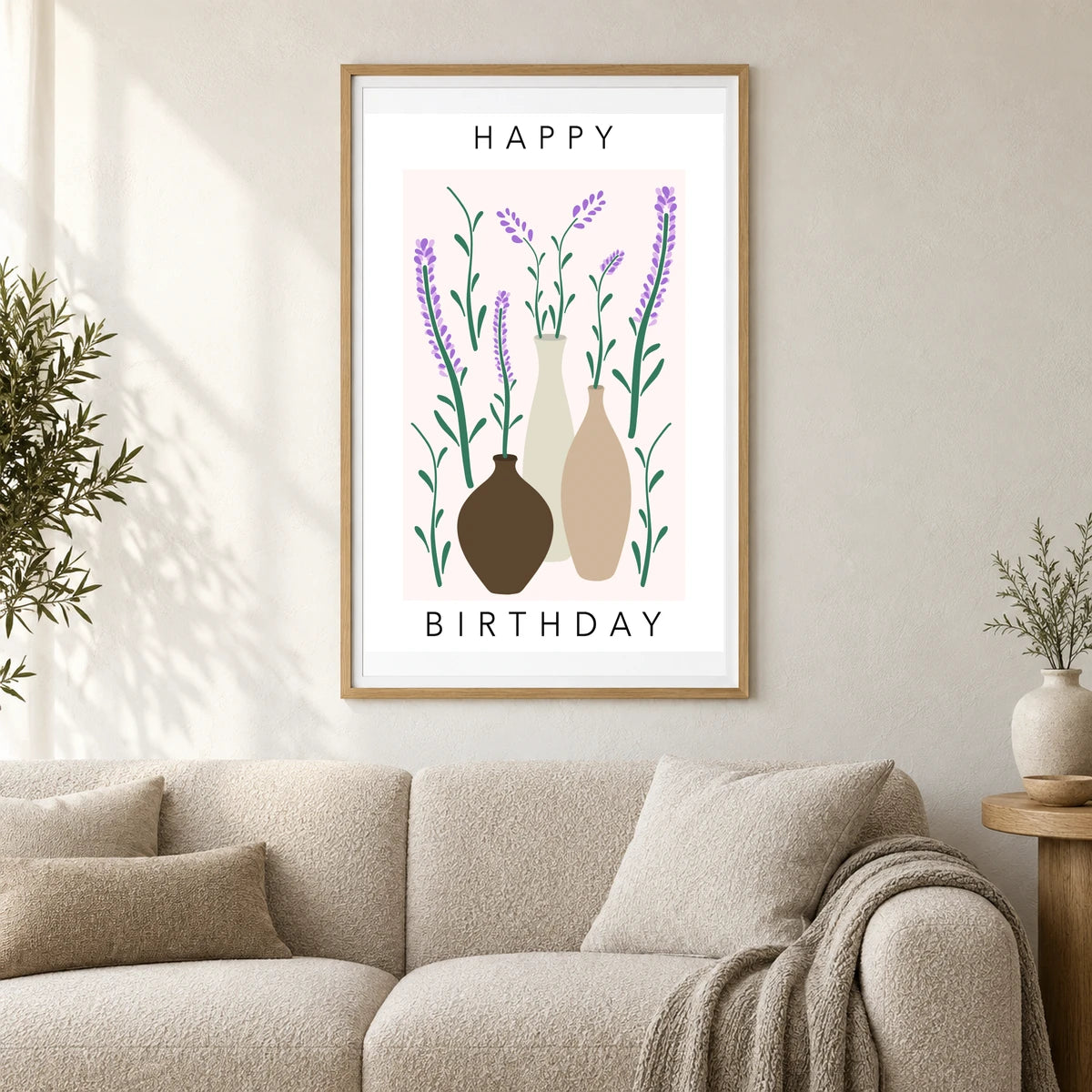 Flower Print LXXIII — Flower & Botanical Prints shown in a styled interior