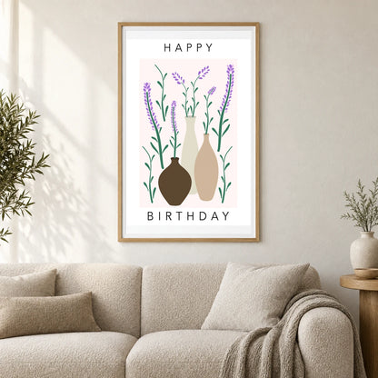 Flower Print LXXIII — Flower & Botanical Prints shown in a styled interior