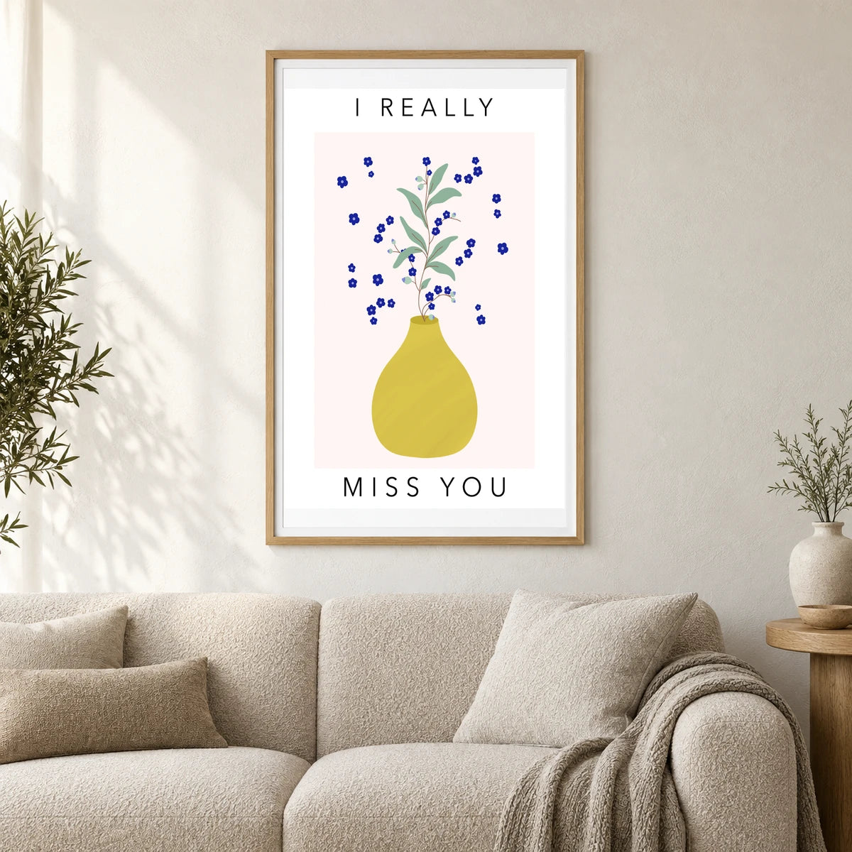 Flower Print LXXIV — Flower & Botanical Prints shown in a styled interior