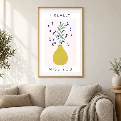 Flower Print LXXIV — Flower & Botanical Prints shown in a styled interior