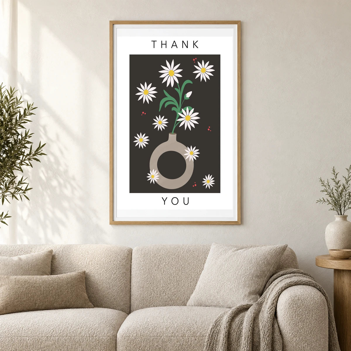 Flower Print LXXVI — Flower & Botanical Prints shown in a styled interior