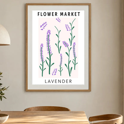 Flower Print LXXVII — Flower & Botanical Prints shown in a styled interior