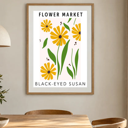 Flower Print LXXXII — Flower & Botanical Prints shown in a styled interior