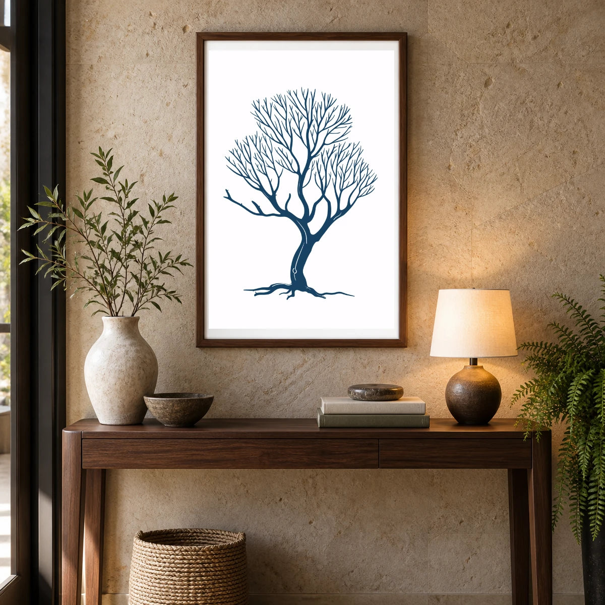 Flower Print LXXXIV — Flower & Botanical Prints shown in a styled interior