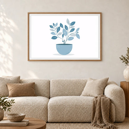 Flower Print LXXXVI — Flower & Botanical Prints shown in a styled interior