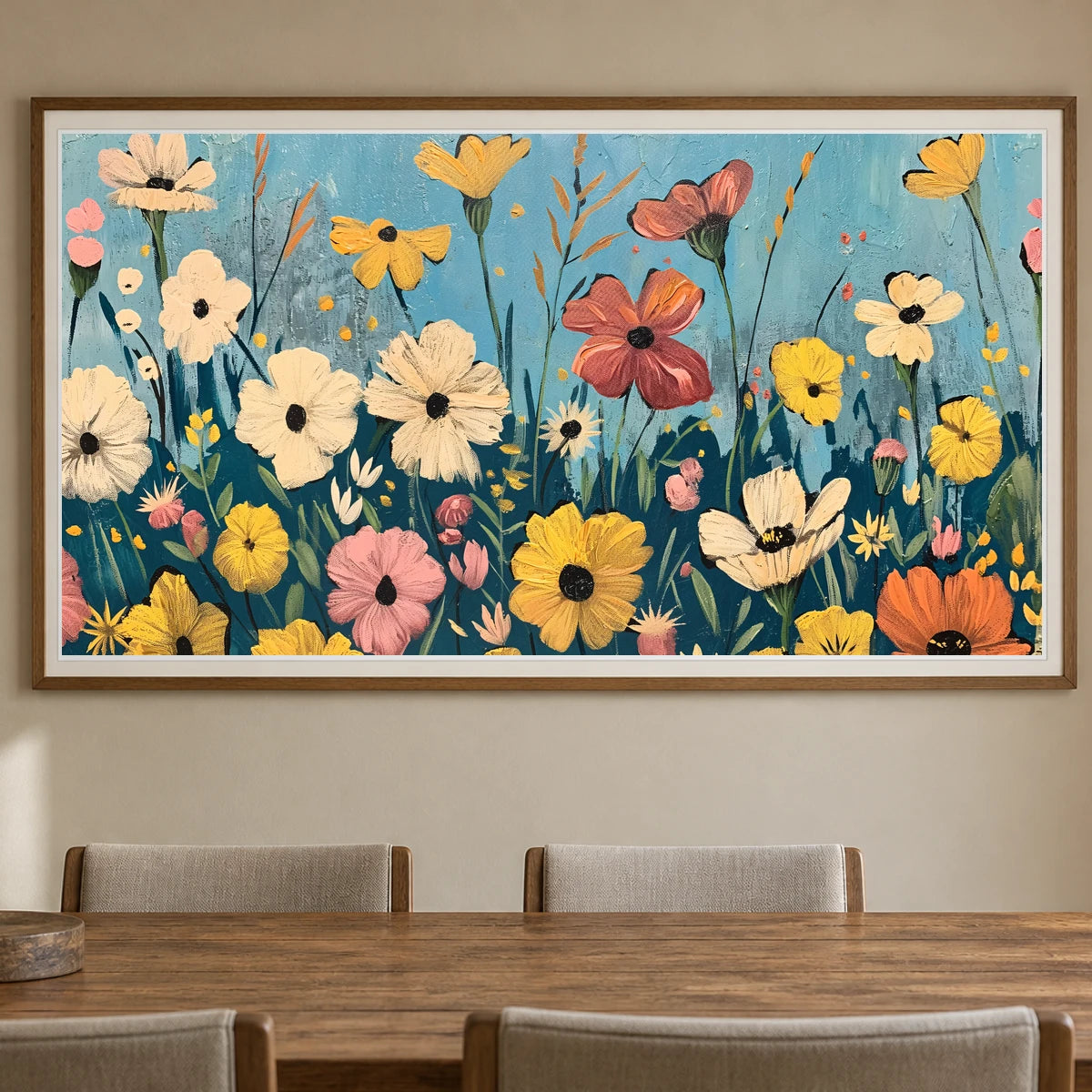 Flower Print LXXXVII — Flower & Botanical Prints shown in a styled interior