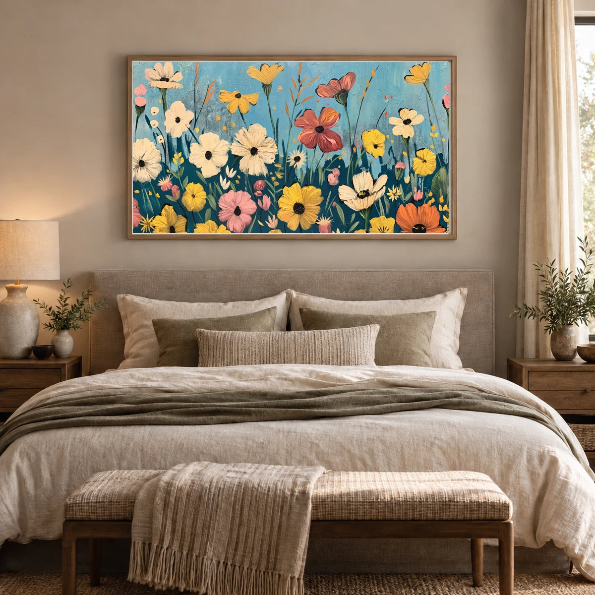 Flower Print LXXXVII — Flower & Botanical Prints shown in a styled interior
