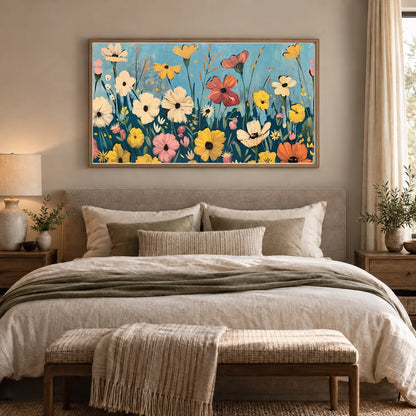 Flower Print LXXXVII — Flower & Botanical Prints shown in a styled interior