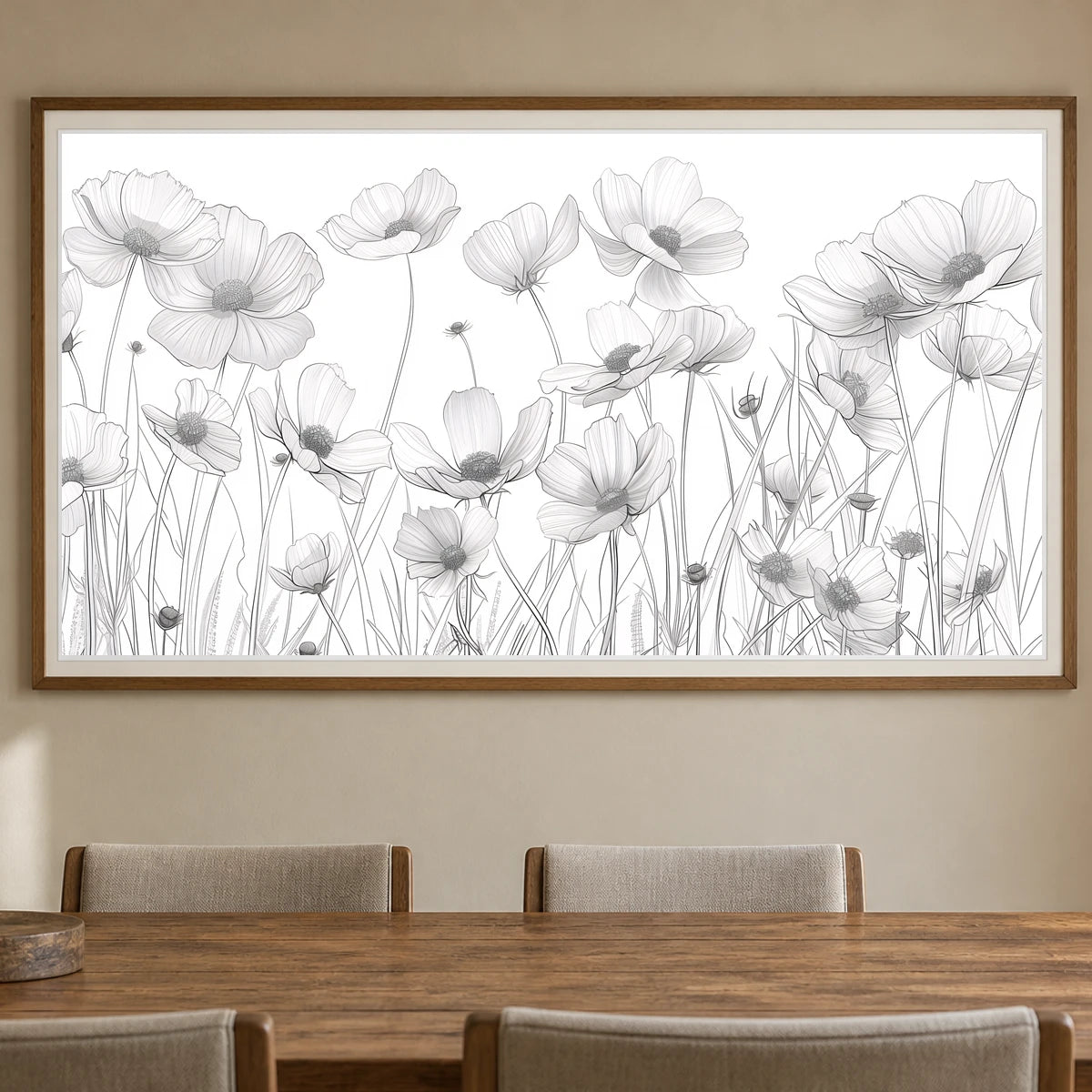 Flower Print LXXXIX — Flower & Botanical Prints shown in a styled interior