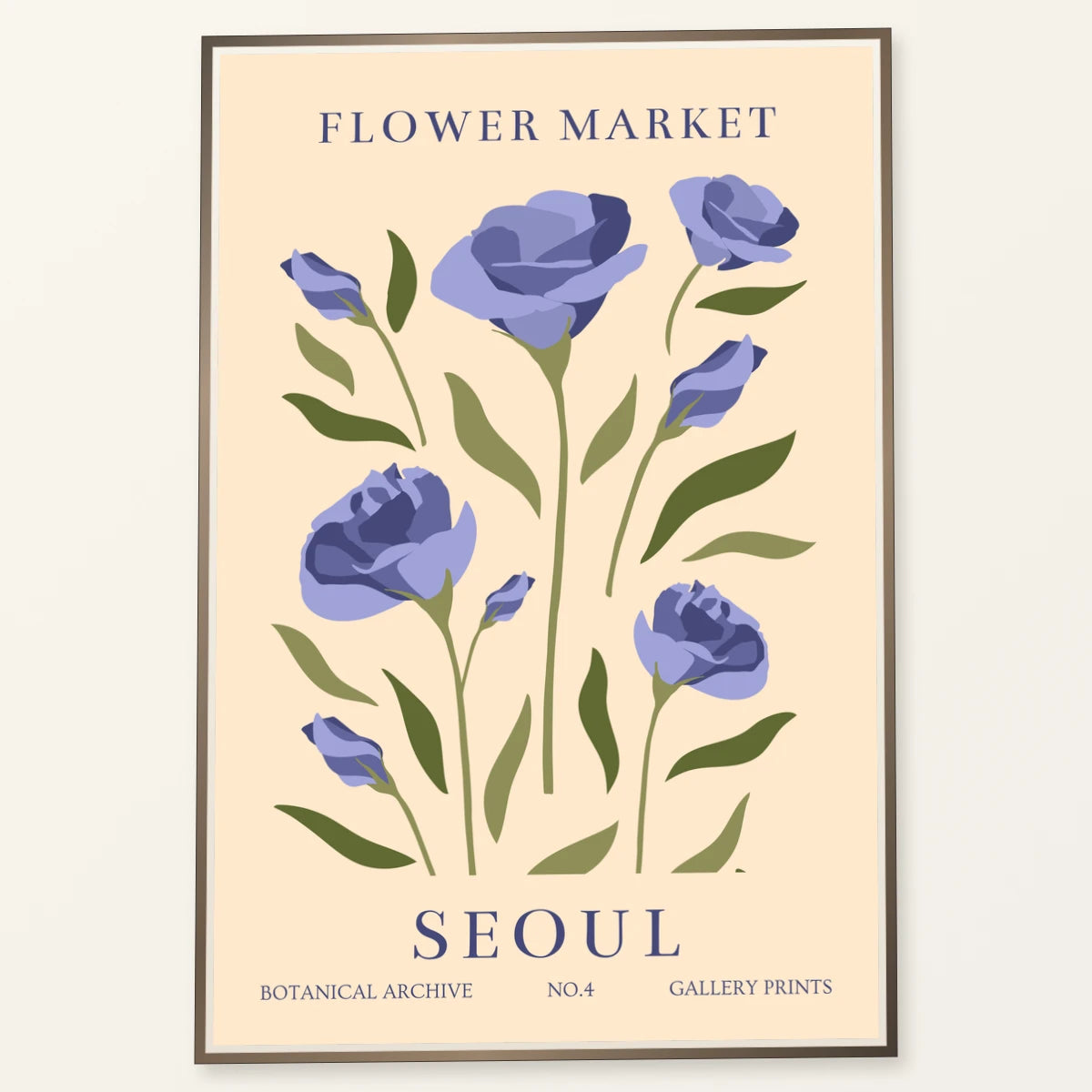 Flower Print XCI — Flower & Botanical Prints flower & botanical prints print by SaamCrafts
