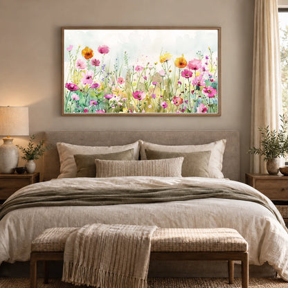Flower Print XCII — Flower & Botanical Prints shown in a styled interior