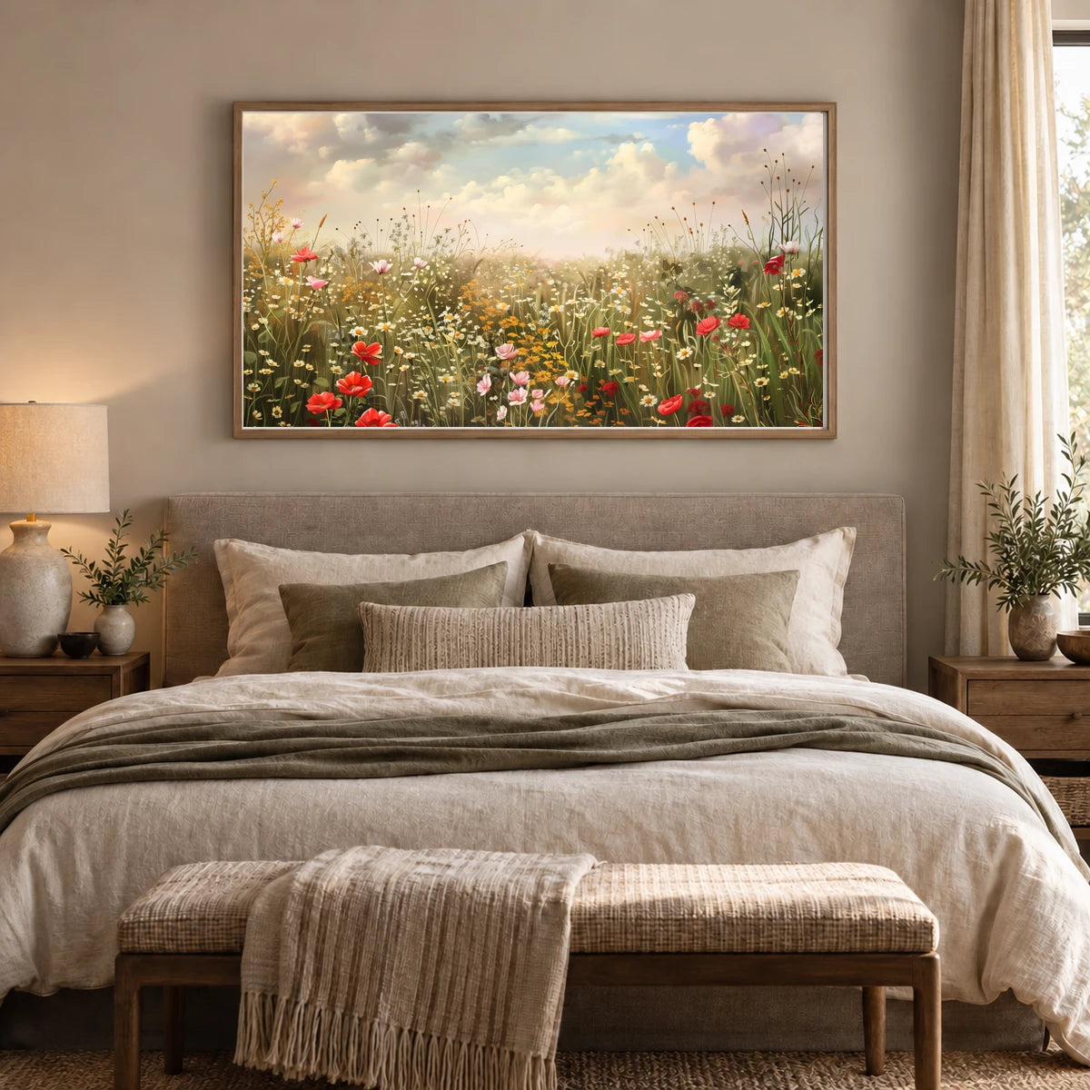 Flower Print XCIII — Flower & Botanical Prints shown in a styled interior