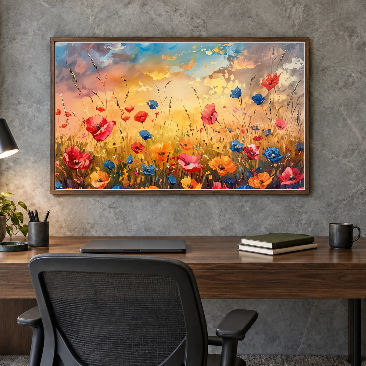 Flower Print XCV — Flower & Botanical Prints shown in a styled interior