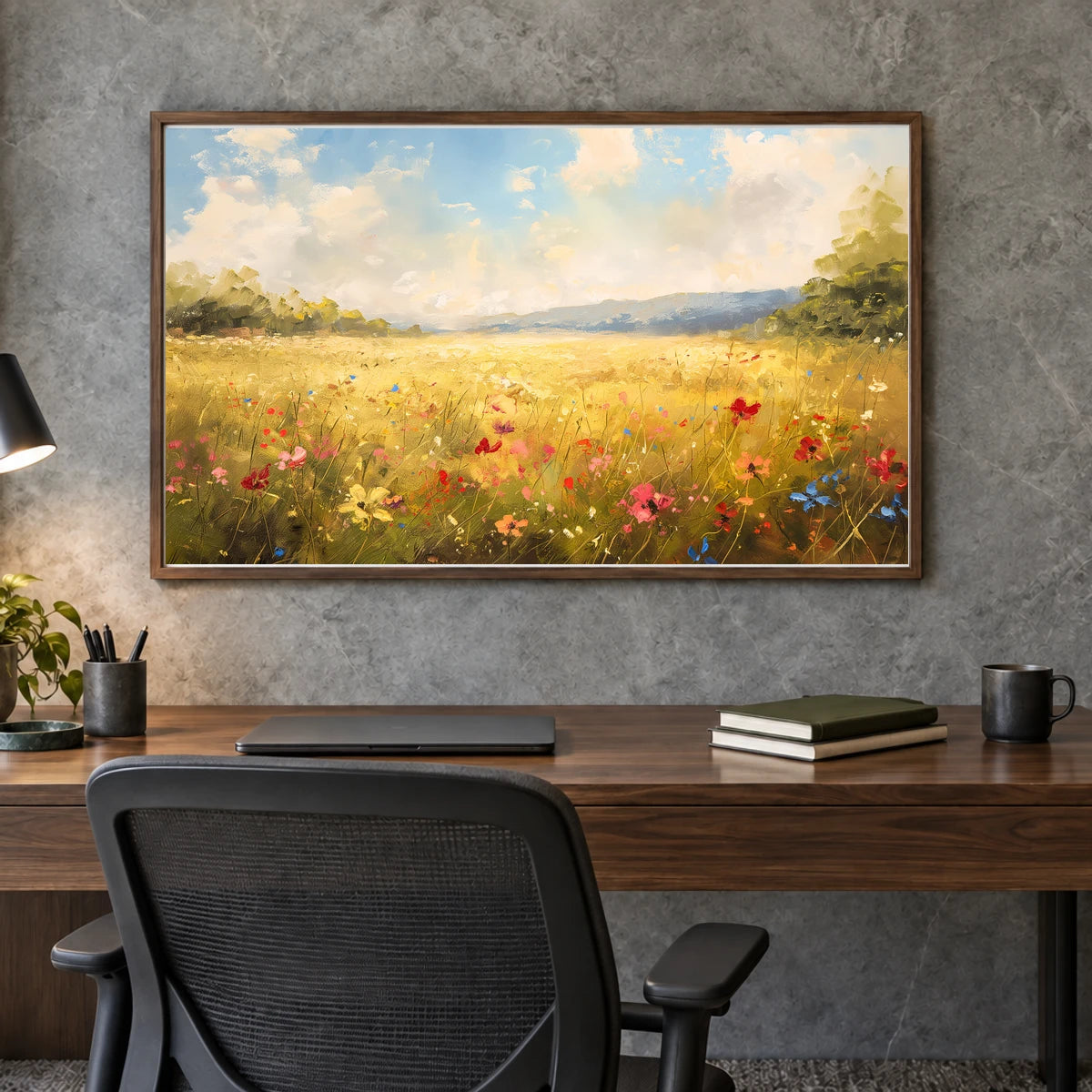 Flower Print XCVI — Flower & Botanical Prints shown in a styled interior