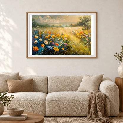 Flower Print XCVII — Flower & Botanical Prints shown in a styled interior