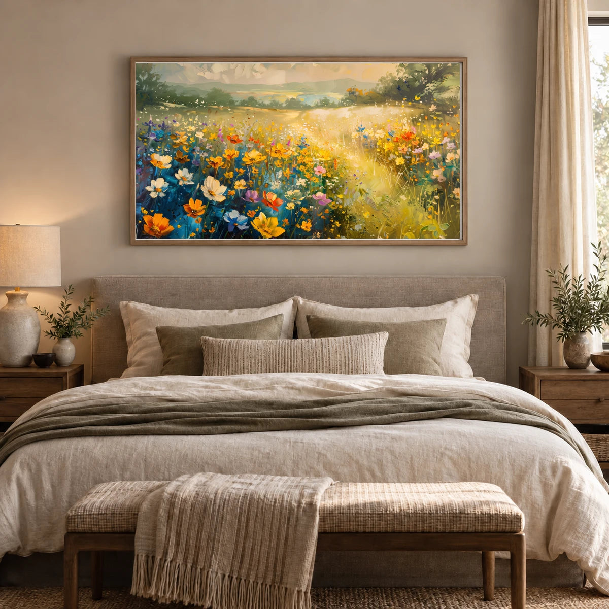 Flower Print XCVII — Flower & Botanical Prints shown in a styled interior